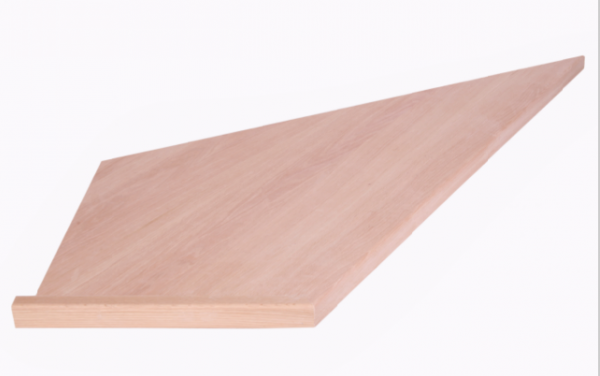 Oak Stair Tread Triangle (Pie)